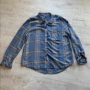 Bass Blue Plaid Button-Down Shirt